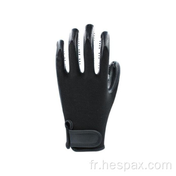 HESPAX PET GROOMING Smooth Nitrile Rubber Nubs Gants